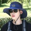 Men's Summer Outdoor Riding Fishing Leisure Benny Hat Mountaineering Sun Protection Breathable Large Eaves Fisherman's Cap