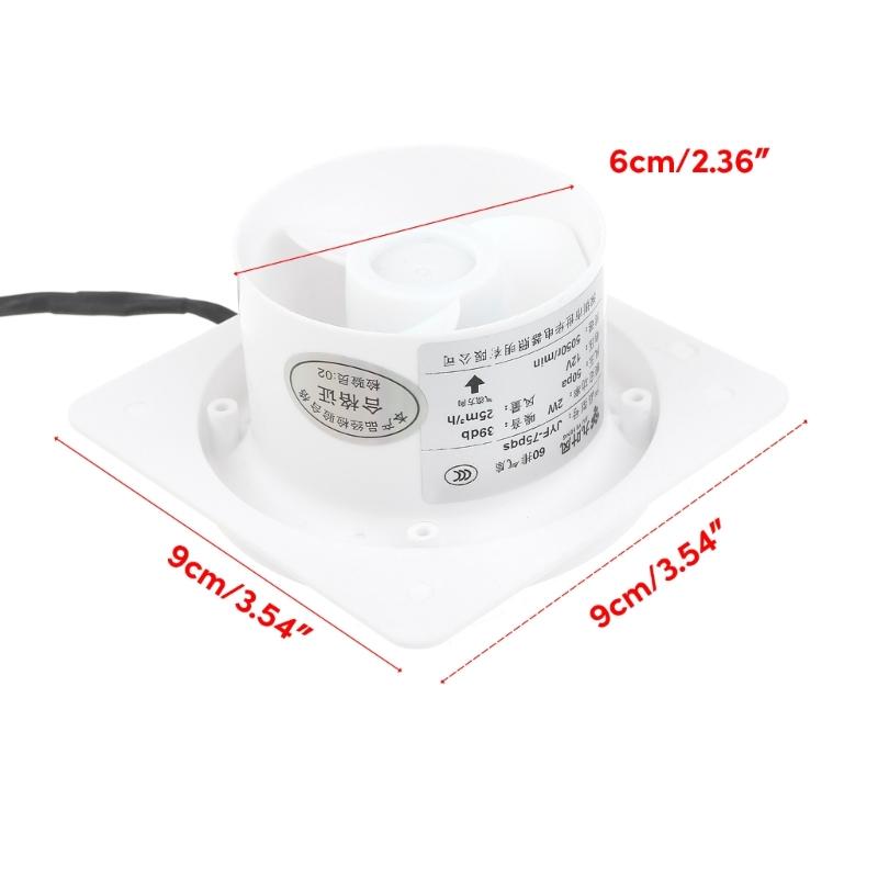 Вытяжной вентилятор Низкий уровень шума Канальный воздуходувка Вытяжной вентилятор Кухня Ванная комната Вентиляционная труба Вентилятор Оконный вентилятор Вентилятор