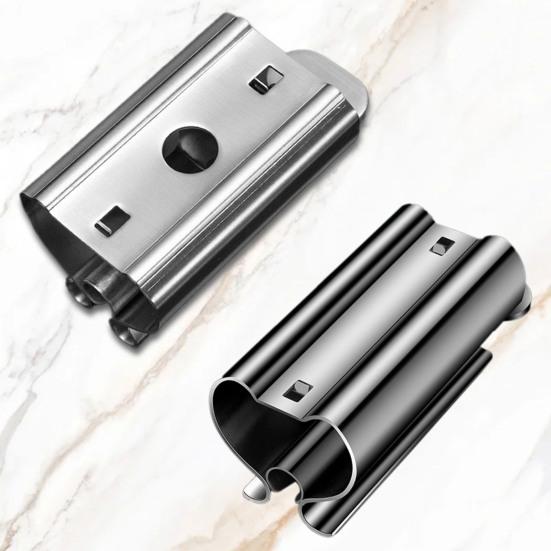 Выжималка для зубной пасты из нержавеющей стали Компактный дизайн Многоразовый многофункциональный металлический выжималка для тюбиков зубной пасты