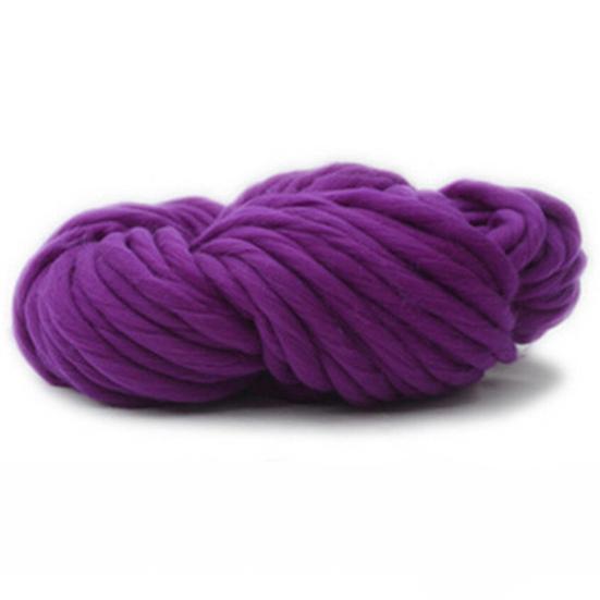 250г Модный Супер Объемный DIY Ручное Вязание Плед Шапки Теплая Гигантская Толстая Пряжа