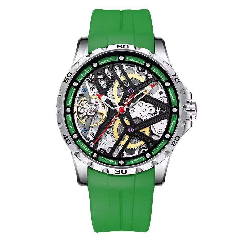 high-end brand AILANG Fashion Skeleton Mechanical Watches Automatic Watch Waterproof Hollow Tourbillon Wristwatch orologio uomo