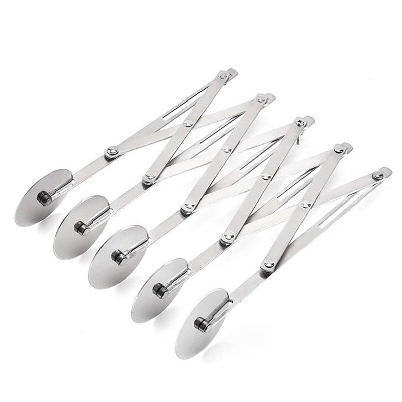 Ручной резак из нержавеющей стали, регулируемый инструмент для резки теста, пиццы, хлеба, DIY инструмент