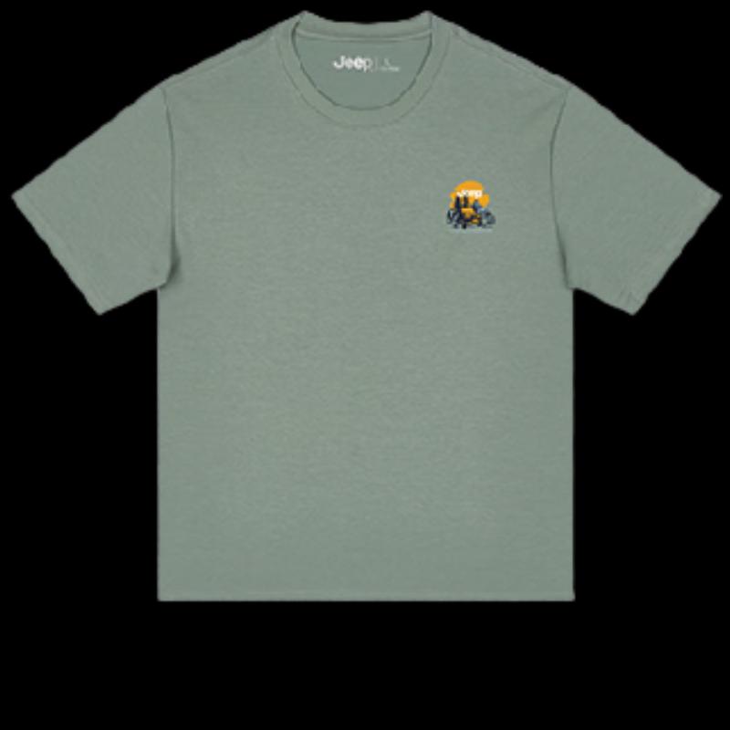 JEEP Unisex Summer Round Neck T-Shirt