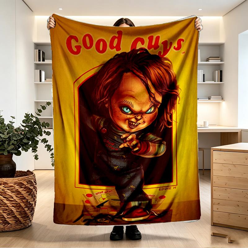 Bride of Chucky Print Blanket - Soft & Comfortable, for Bedroom, Travel, Sofa, Home Decoration - Birthday Christmas Gift for Friend