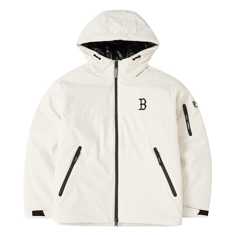 MLB Пуховик FW24 Унисекс Белый 3ADJB0246-43CRD