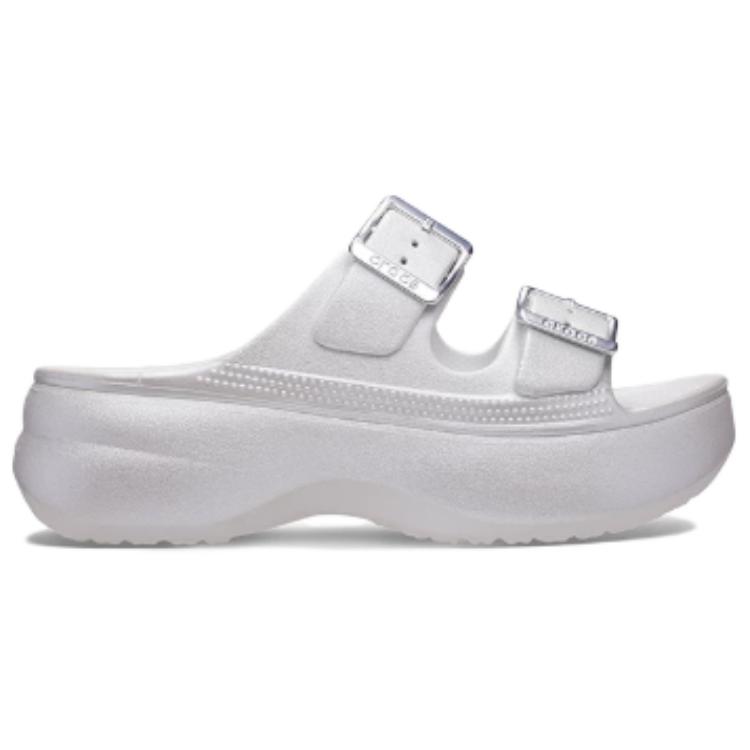 Crocs Шлепанцы Женские Серые Серебристые 215552-1OQ
