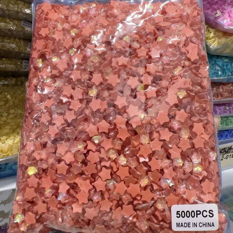 Мокка Глиттер Звезда Нейл-арт и Заколки для волос Аксессуары из смолы