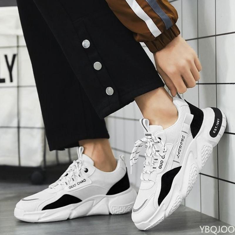 Новая летняя сетка Легкая дышащая мужская спортивная обувь повседневная удобная на толстой подошве увеличивающая рост мужская обувь