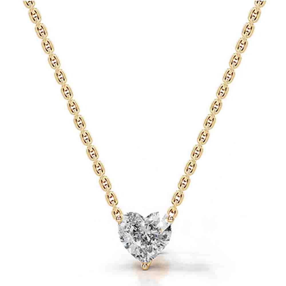 WUIHA Vintage 925 Sterling Silver 2 CT Emerald Cut Real GRA Moissanite Diamond Pendant Necklace Wedding Engagement Fine Jewelry
