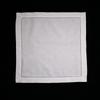 Wedding Decorations Table Napkins White Ladder Hemstitch Cloth Linen Napkins with Unique Design