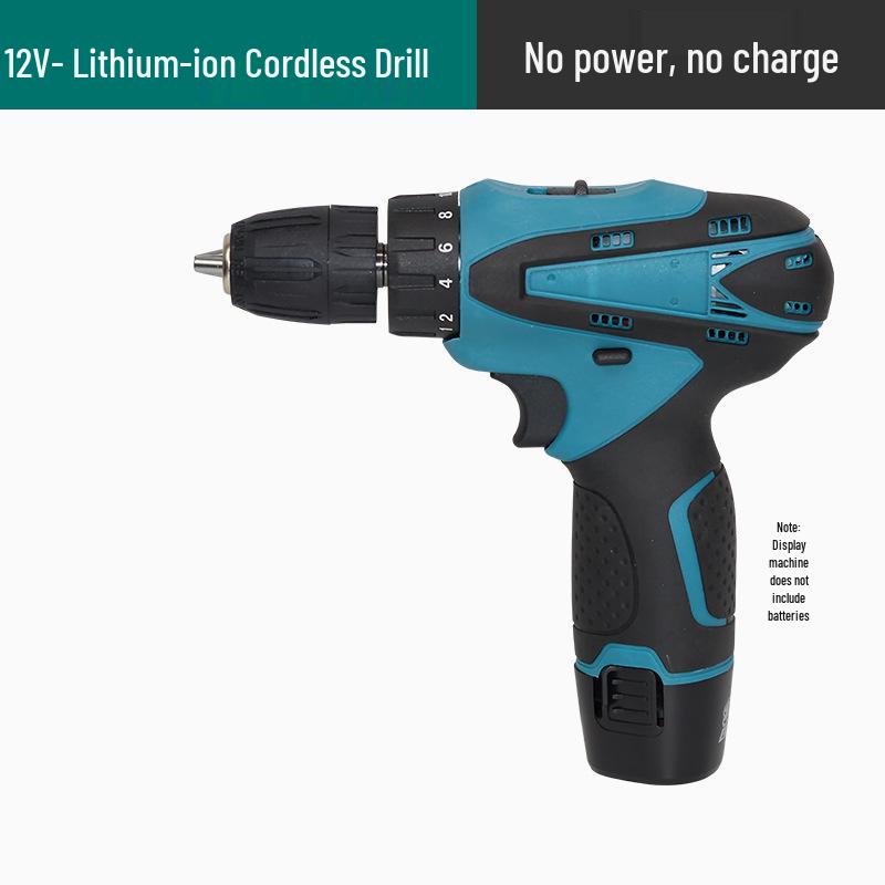 12V High-Power Lithium Battery Cordless Impact Drill Set