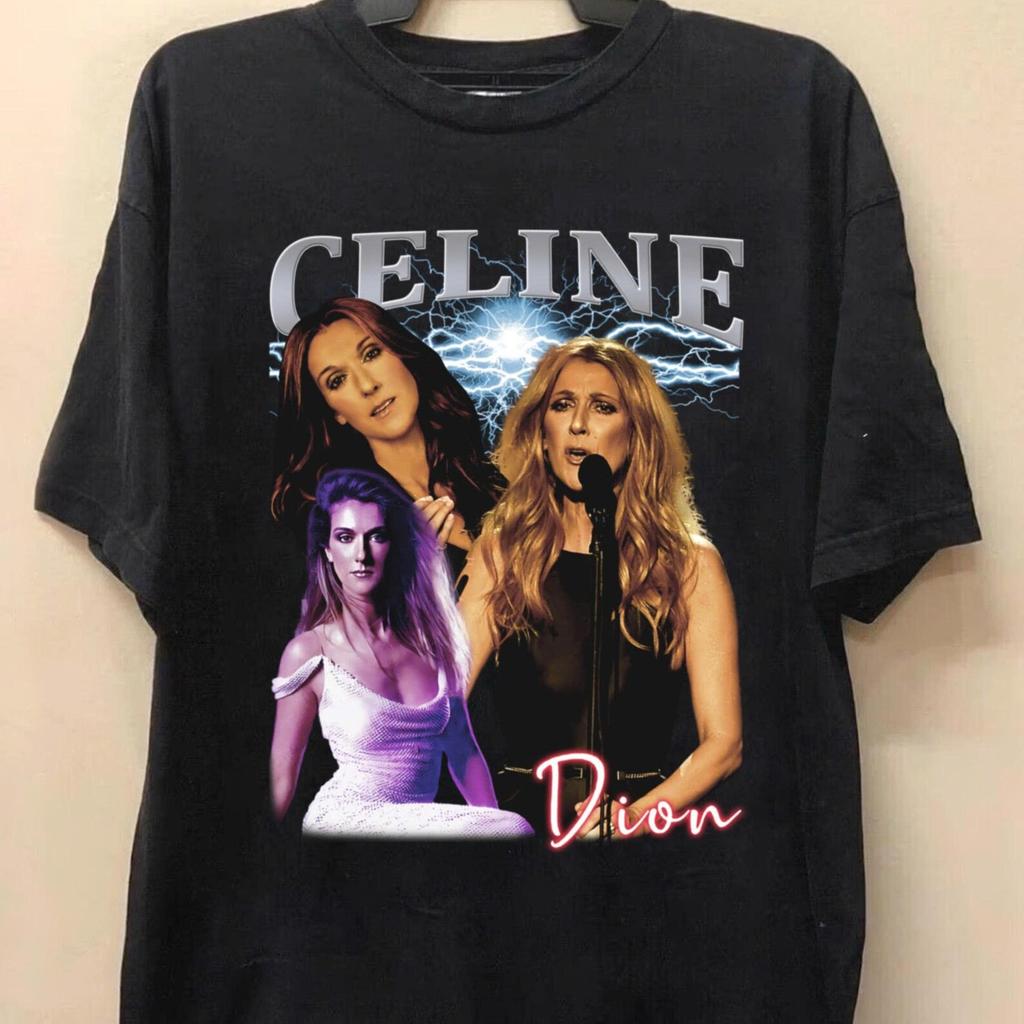 Celine Dion My Heart Will Go On Vintage TShirt, Celine Dion Retro TShirt Unisex Graphic Tee, Celine Dion 90s Tee, Streetwear, gift for her 4