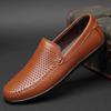 Мужские черные мокасины, свадебное платье, обувь для вождения, мокасины, мужская повседневная обувь, кожаные туфли без застежек, суперлегкие мужские туфли