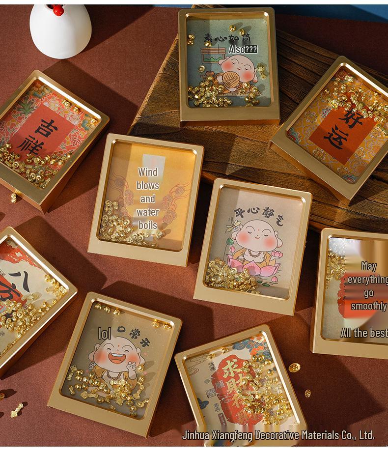 Фото рамка в стиле Гочао с каллиграфией: Настольный дисплей и сувенирное украшение