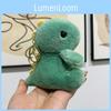 Adorable Dinosaur Plush Keychain Cute Stuffed Animal Doll Soft Bag Charm Gift