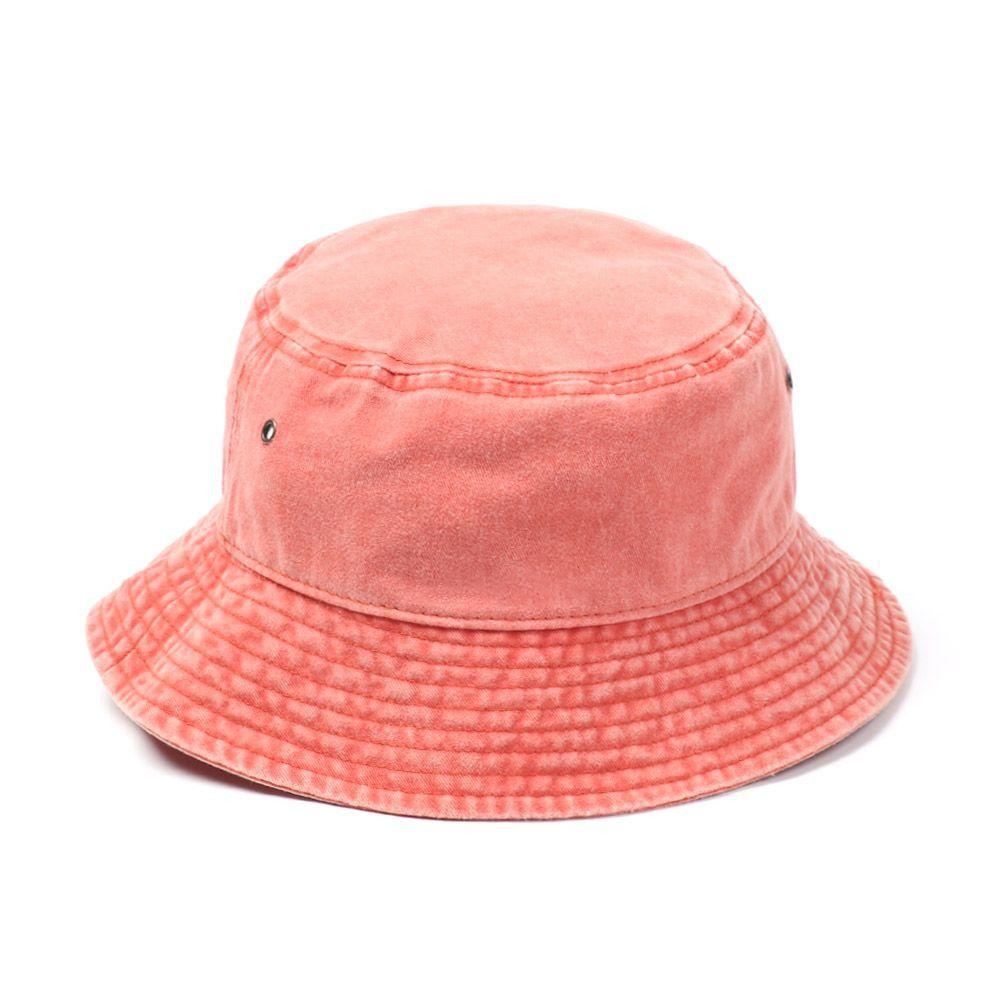 Kids Girls Boys Casual Washed Denim Wide Brim Beach Fishing Cap Bucket Hat Sun Hat Fisherman Cap
