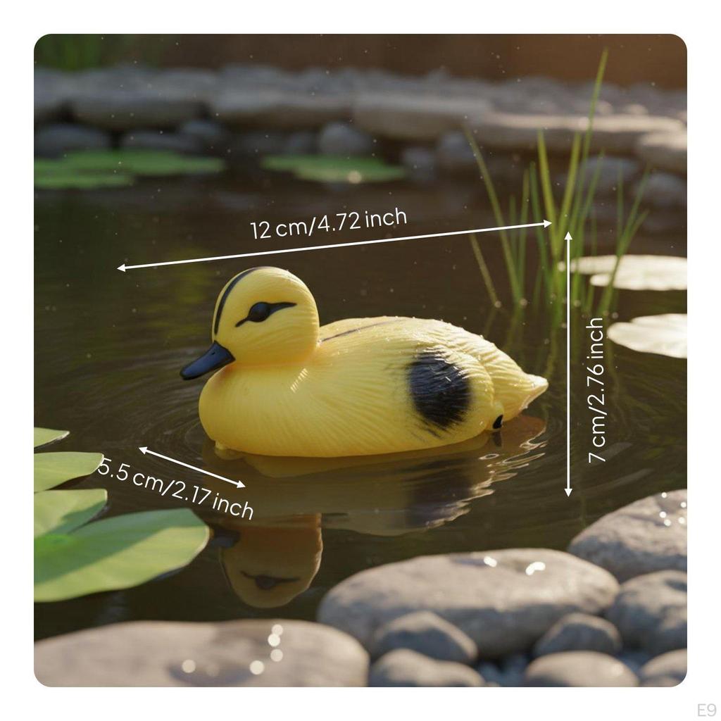 Реалистичный чучело утки Высокодетализированное Охота 3D-дизайн Плавучий селезень для охотников Зеленый