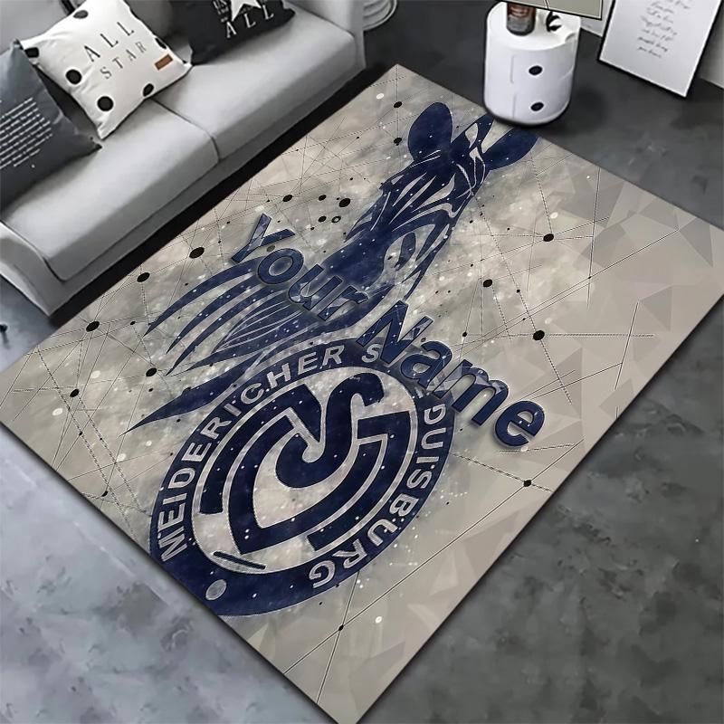 Msv Duisburg Custom Name Carpet Rug For Living Room Bedroom Home Sofa Decoration Kids Play Nonslip Floor Mat
