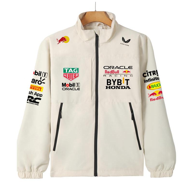 Куртка команды F1 Red Bull Летняя куртка-штормовка команды F1 Formula Racing Red Bull Racing