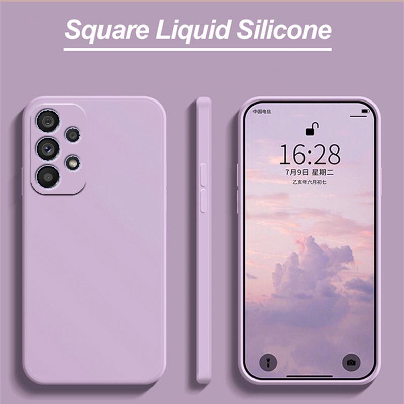 Чехол для iPhone 11 12 13 Pro Max Samsung Galaxy A52 A13 A53 S21 S22 XiaoMi RedMi Note 10s 11 11s 10 9 9s Plus роскошный мягкий силиконовый чехол из жидкого силикона