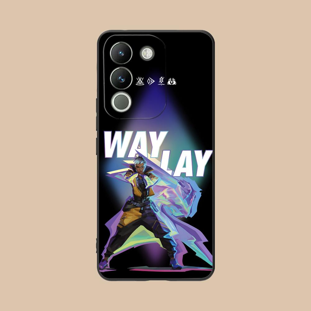 Чехол Waylay Valo для VIVO Y77 76 75 74 73 72 58 56 55 51 50 38 36 Y19 Y18 Y03 Y01 5G Мягкий ТПУ Ударопрочный Чехол