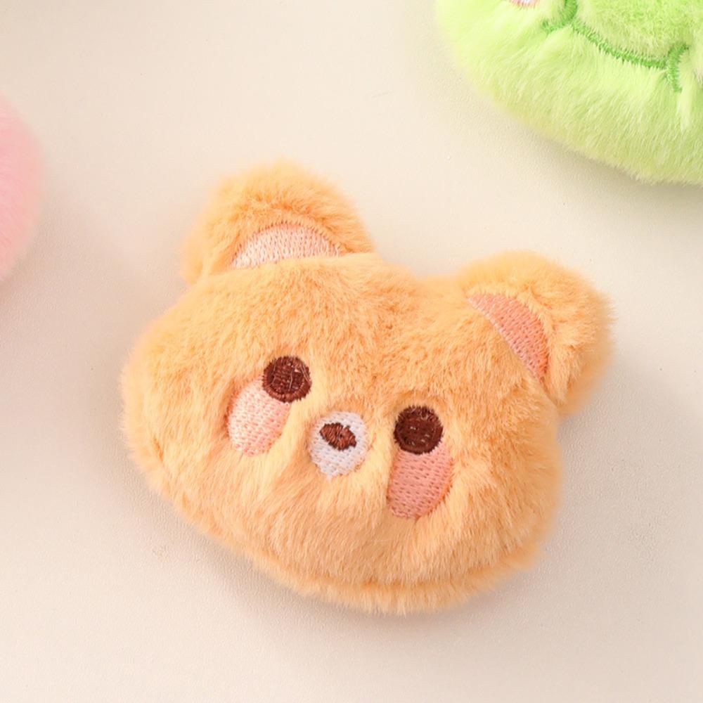 Bear Plush Brooch Cartoon Backpacks Pendant Decoration Accessories Clothes Badge Pins Girl