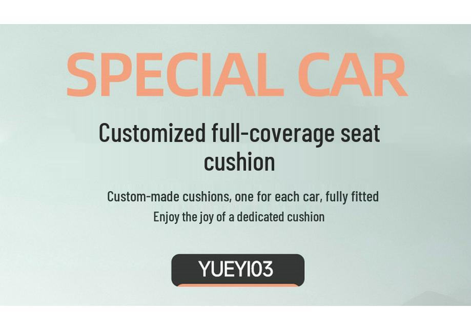 Bestune Yueyi 03 Full Leather Car Seat Cushion, All-Season, Universal Fit with Breathable Design