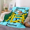 Custom Name Pippi Theme Printed Blanket Perfect For Couch Bed Travel Outdoor Use Machine Washable Cozy Durable