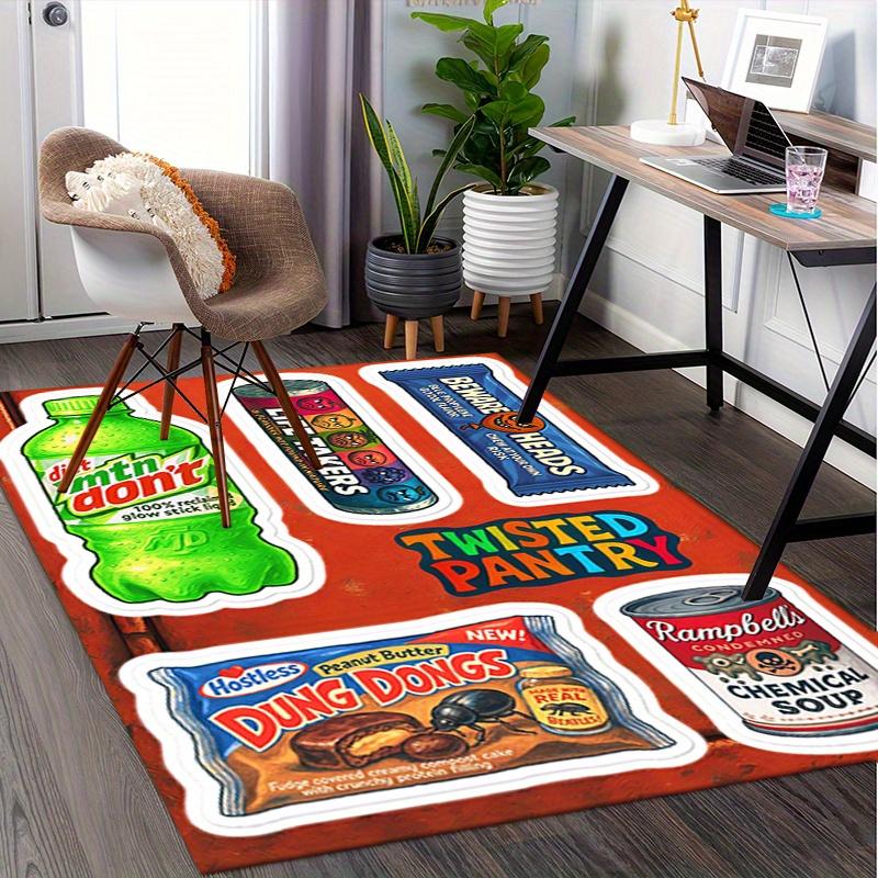 1 шт. Диетический Mountain Dew, Life Takers, Twisted Pantry Офисный ковер Мягкий полиэстер Ковер для входа Стирка
