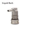 Stainless Steel Ball Lock Disconnect Homebrew Corny Keg Connector Gas/Liquid 1/4"Barb & 1/4"MFL Brand New
