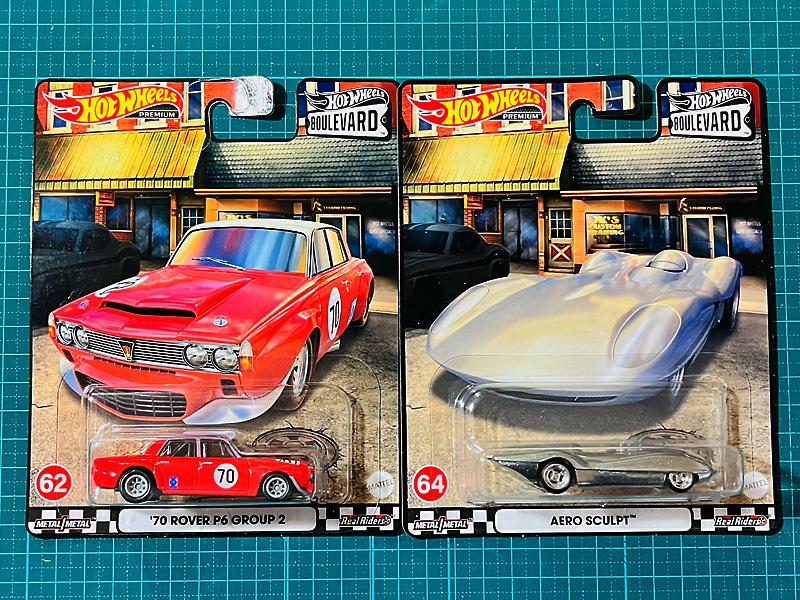 Hot Wheels ROVER P6 ГРУППА 2 АЭРО СКУЛЬПТУРА Rover Group Aero Sculpt Boulevard '70