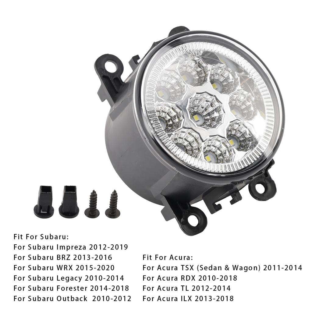 9 светодиодных дневных ходовых огней/противотуманных фар для Ford Focus Fiesta C-Max 84501AJ00A