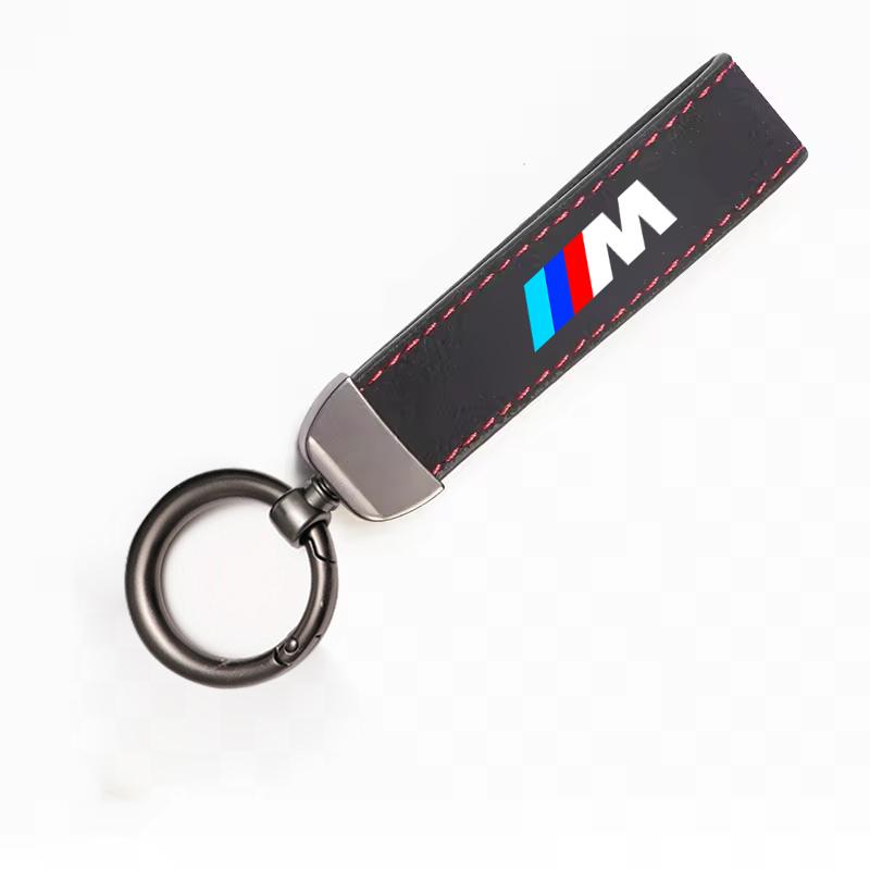 Suede Car Styling Keychain Anti-loss KeyRing Pendant Gift For BMW 1 3 5 7 Series M X1 X3 X4 X5 F10 F15 F16 F20 F30 M3 M4 E34 E46 blhn58