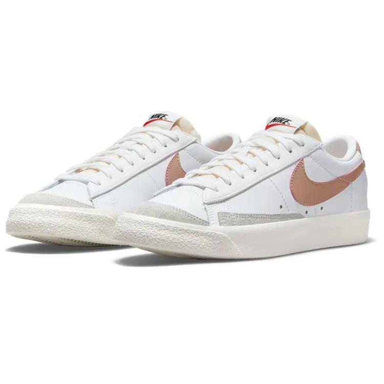 Nike Womens Blazer Low '77 'White Rose Whisper' (women's sizes) Summit White / Rose Whisper Skate Shoes DC4769 109