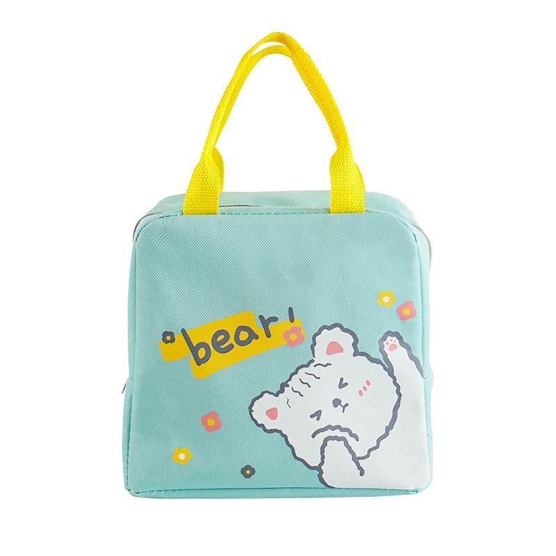The New Pet Insulated Bag Lunch Box Bag Portable Lunch Bag Hand In Hand To Carry Cartoon Bento Bag Cross-border Exclusive