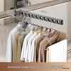 Punch-Free Folding Clothes Drying Rack for Indoor & Balcony Use