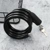 Steel Chain Cycling Bicycle Lock With 2 Keys Steel Spiral Cable Scooter Safety Bike Accessories