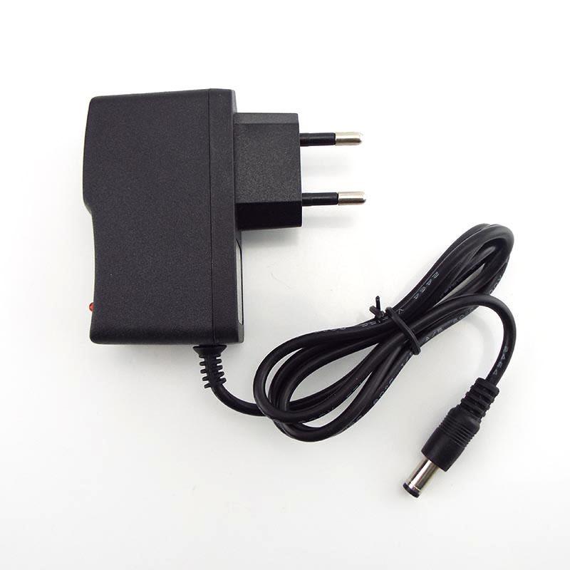 AC DC 100 В-240 В 6 В 1 А Адаптер Питания Зарядное Устройство Преобразователь Трансформатор Камеры Видеонаблюдения Светодиодная Лента Лампа 5,5 мм * 2,5 мм США ЕС Plug E1