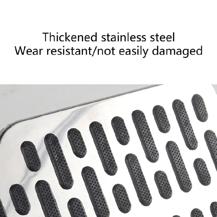 Robusts Steel Car Pedal Enhancements Wear Resistant Pedal Covers Simple Installs for Elevated Aesthetics & Driver Safety