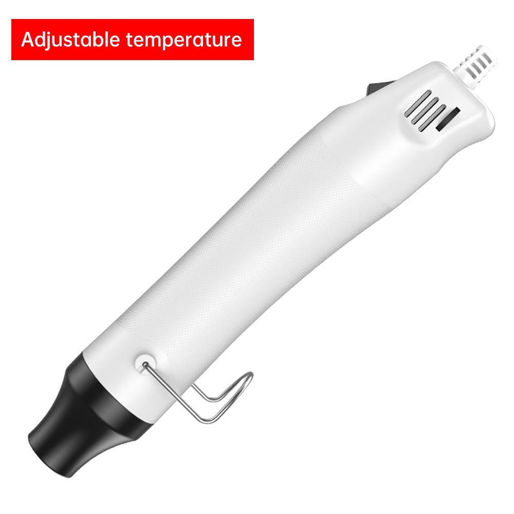 Мини-термофен 160-300°C, регулируемый мягкий керамический термофен, самодельный термоусадочный пистолет, ремонт мобильных телефонов, пайка плат