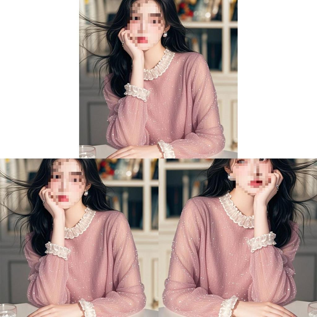 Pink Style Sleeveless Shirt With 3d Pattern And Soft Satin For Spring Casual Wear