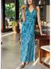Bohemian Sleeveless Patchwork Women's Vacation Dress