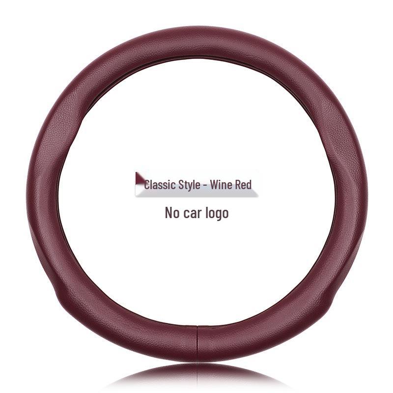 Оплетка на руль из натуральной кожи Mazda: Нескользящий, Влагоотводящий, Ультратонкий, Дышащий, Перфорированный, Универсальный для всех сезонов