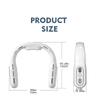 Foldable Design Portable Neck Fan Digital Display USB Charging Fan Neck Cooling Fan  Outdoor Travel