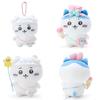 Chikawa Yukikawa Dog Self-mocking Bear Plush Toy And Hanging Decoration Cute Animal Design Pp Cotton Stuffed 20cm Teddy Bear 10cm Pendant