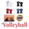 THAILAND National Volleyball Women JERSEY 2024 CHEER Fan Print Version Quick Dry V Neck Shirt Short Sleeve Uniform Thailand Flag Logo Sport Indoor