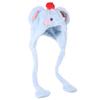 Korean Style Ear Protection Hat Cute Fluffy Beanie Hat Fashion Elephant Warm Hat  Outdoor