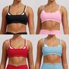 Nude Feeling Double Strap Yoga Bra With Chest Pad For Fitness And Sport Activities