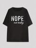 'Nope, Not Today' Print Women T Shirt Tees for Men Casual Short Sleeve Tshirt for Summer Fall, Tops As Gifts Female TopsTees