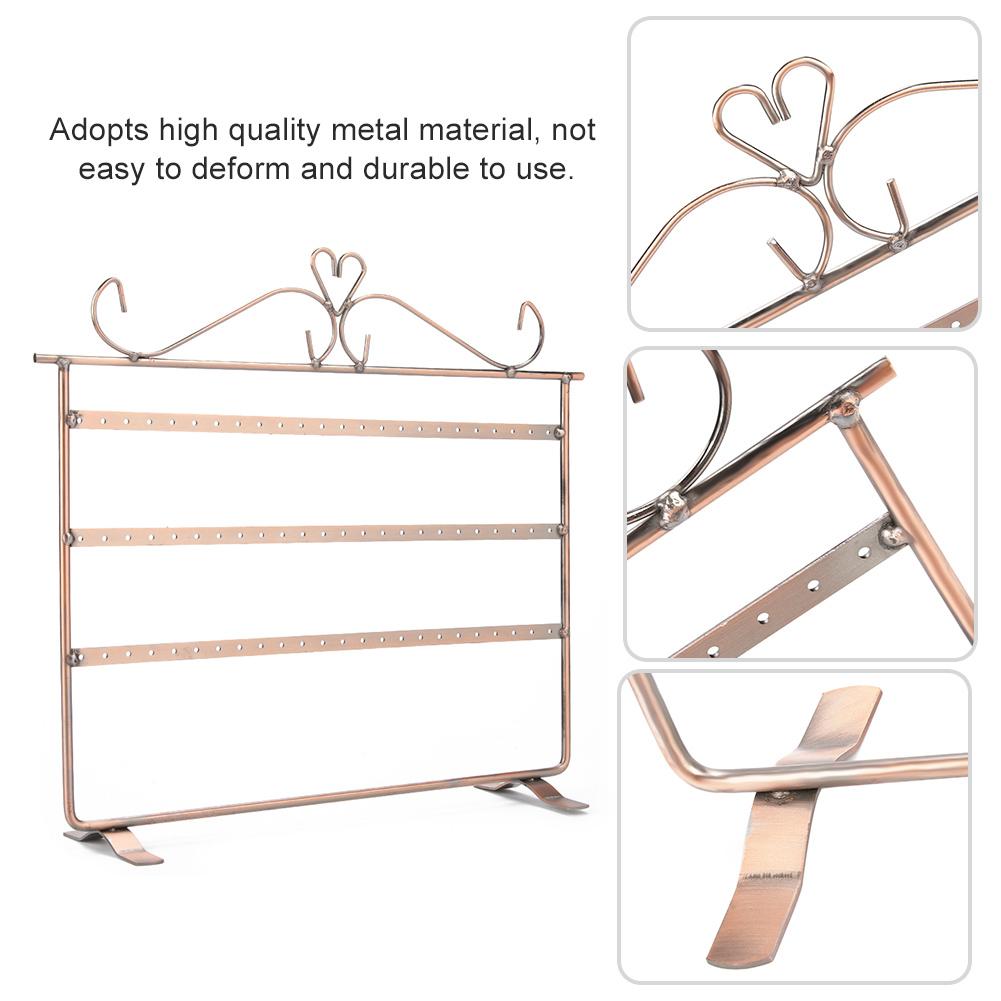 72 отверстия Серьги Ожерелье Браслет Подставки для ювелирных изделий Вешалка Держатель Стойка Античная бронза